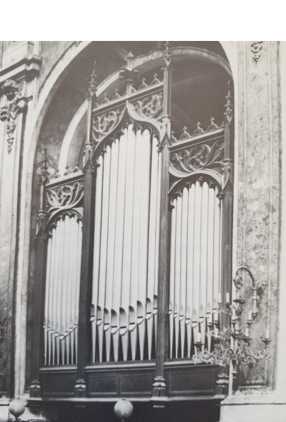 L'orgue de Chœur de Merklin avant la transformation de Gonzalez.